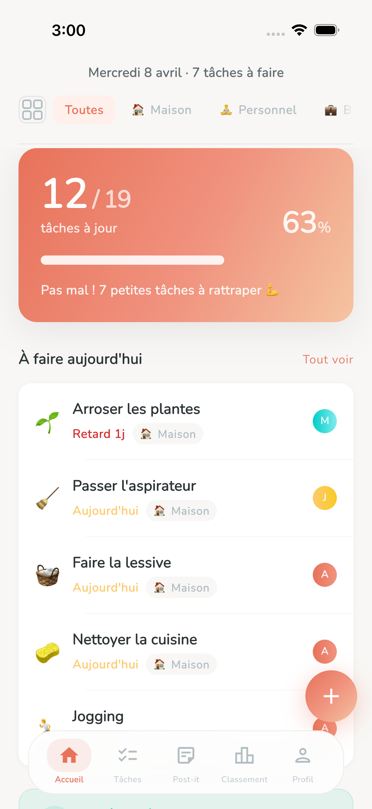 Bobby dashboard showing tasks organized by priority